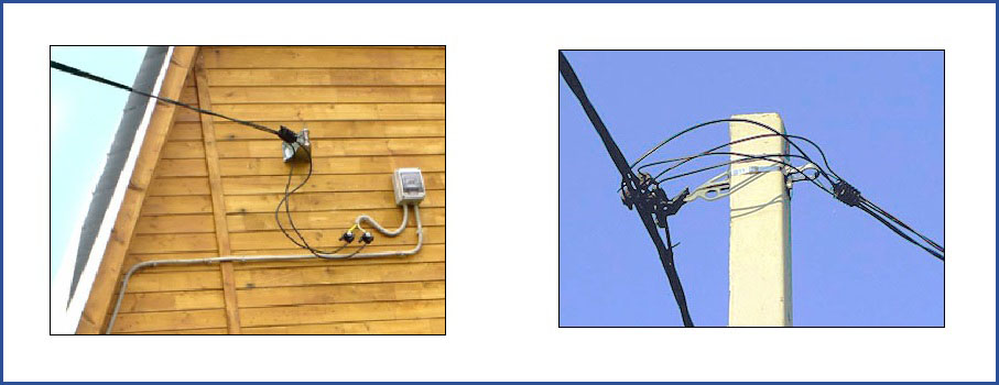 Монтаж сип кабеля от столба к дому: пошаговая инструкция