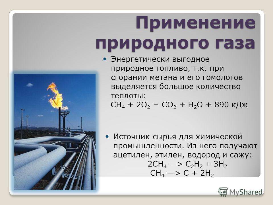 Природный газ - состав, свойства, нахождение в природе