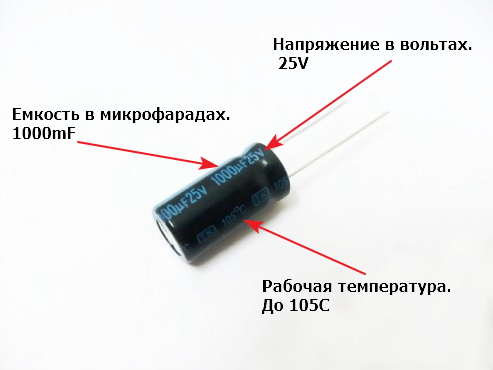 Как определить полярность конденсатора — инструкция с видео
