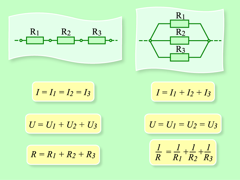 Последовательное и параллельное соединение светодиодов