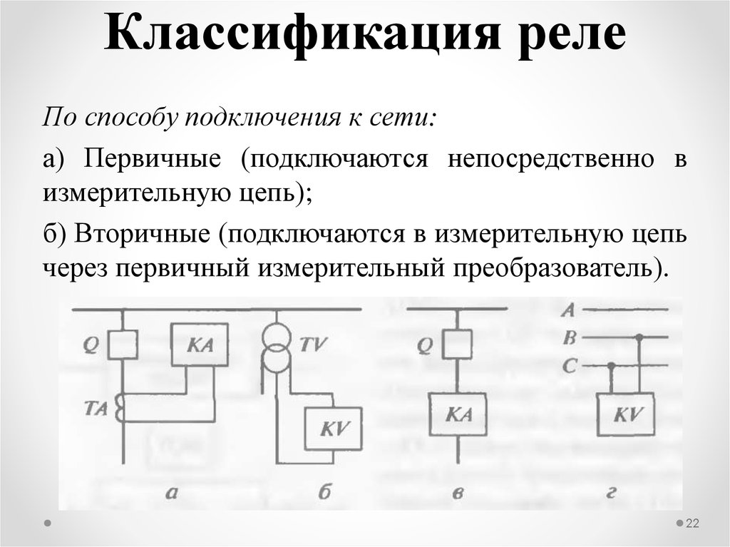 Токовое реле принцип работы схема подключения