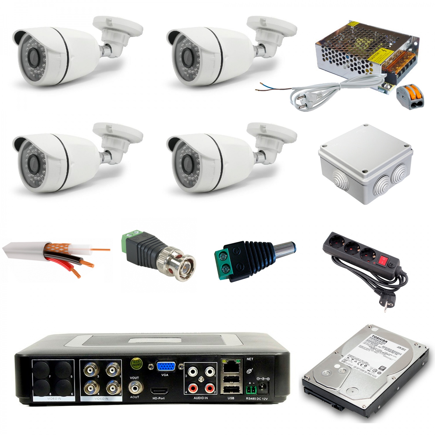 Системы видеонаблюдения делятся на два типа - аналоговые и цифровыеВидеокамеры - купольные, цилиндрические, микрокамеры, уличные