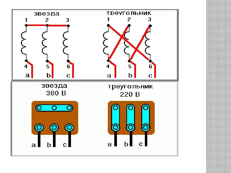 Как подключить трёхфазный электродвигатель к сети 220в и 380в по схеме - vodatyt.ru