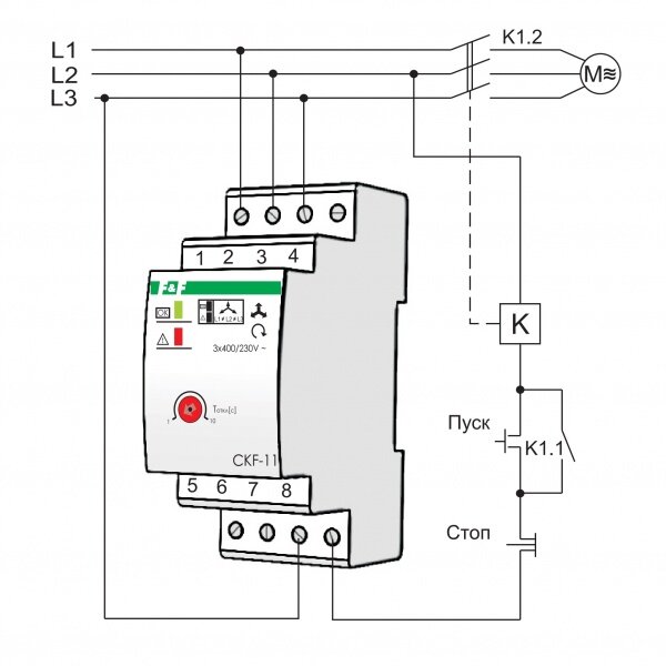 Рассмотрено реле контроля фаз и его использование для 1 и 3-х фазной сети, описано как оно работает, как подключается, где используется
