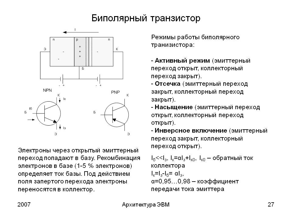 Биполярный транзистор: принцип работы | joyta.ru