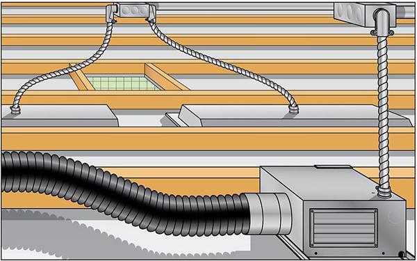 Гофрированная труба для электропроводки: металлическая гофра для проводки, диаметр трубки, монтаж своими руками