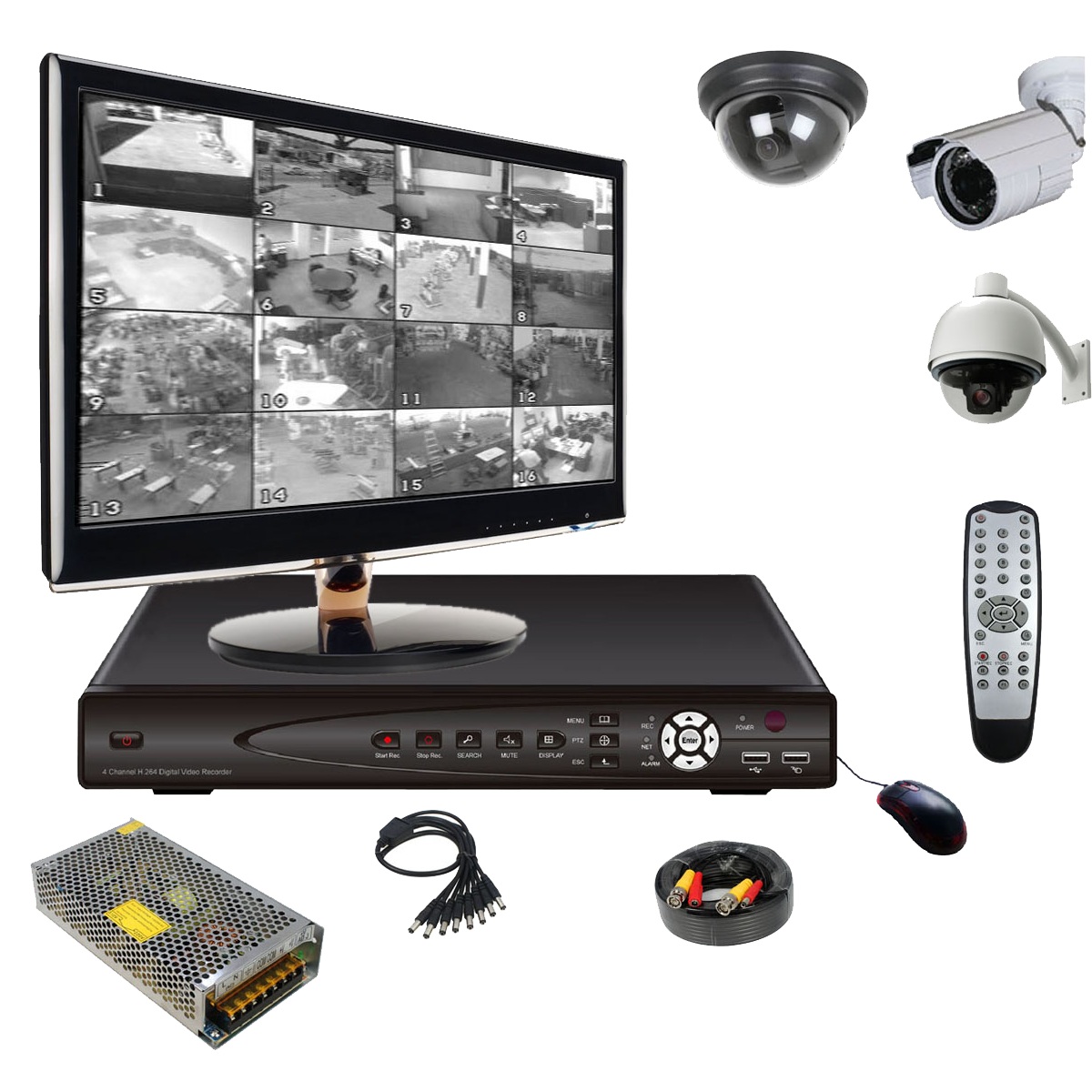 Принцип работы систем видеонаблюдения