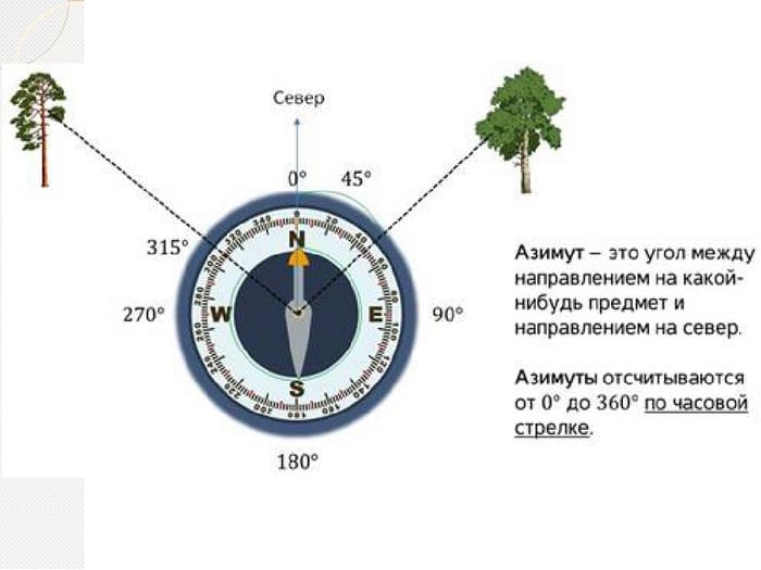 Стороны света на компасе: где находятся север, юг, восток и запад