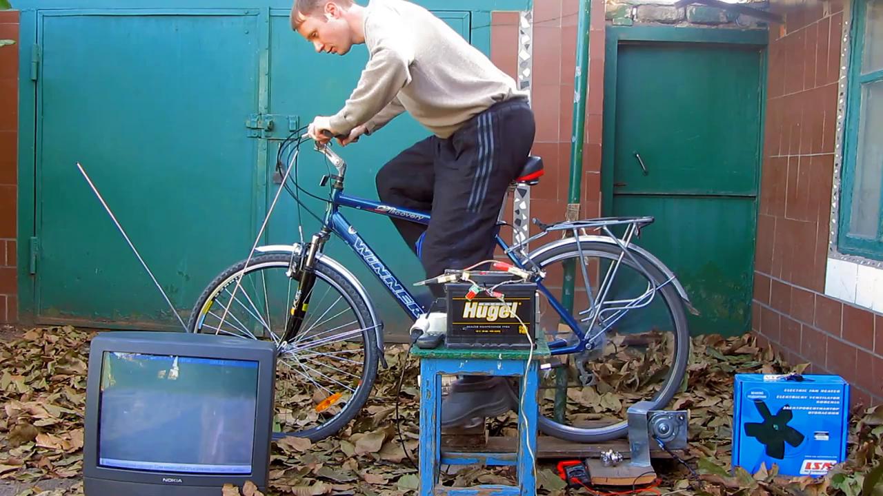 Велогенератор обзор конструкций. велосипедный педальный генератор большой мощности для подзарядки аккумуляторов велогенератор 12 вольт постоянный ток на велосипед