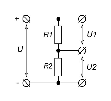 Делитель напряжения: расчет делителя напряжения на резисторах, конденсаторах и индуктивностях
