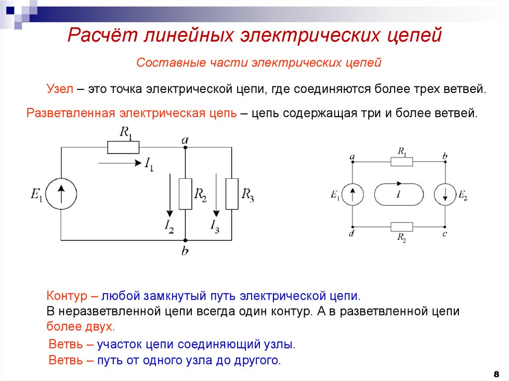 Дать определение и графическое изображение простейшей электрической схеме