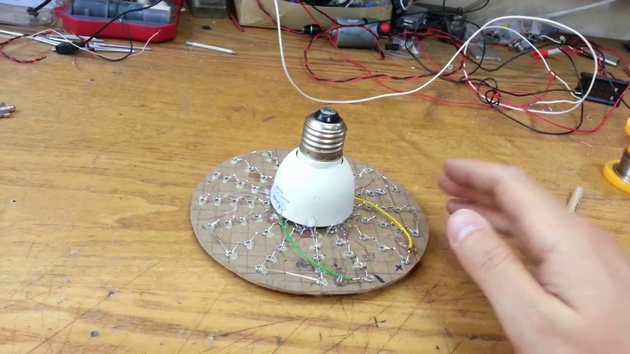 Как сделать простую светодиодную лампу своими руками, если у вас есть старый перегоревший люминесцентный светильник, светодиодная лента или ненужная КЛЛ