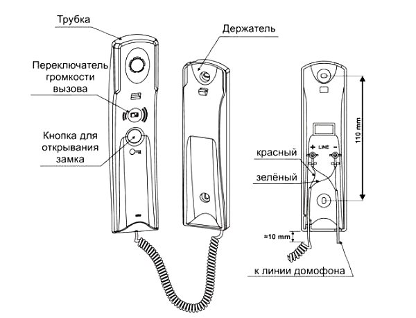 Как установить домофон? фото-инструкция электромонтажных работ и описание схемы подключения домофона своими руками