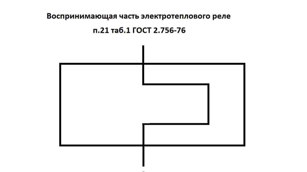 Катушка теплового реле на схеме